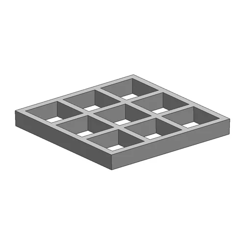 Molded square mesh grating from Strongrate factory materials